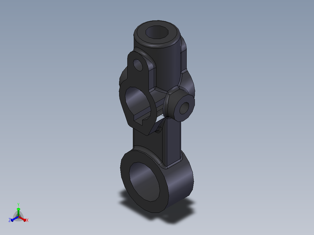 牙科椅机构 3D CAD 文件正等轴测图