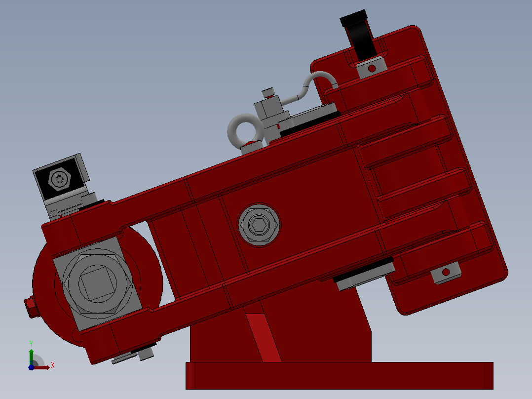 SBD-A安全制动器_SBD250-A-1000×36ⅡRL.WL.CL前视图