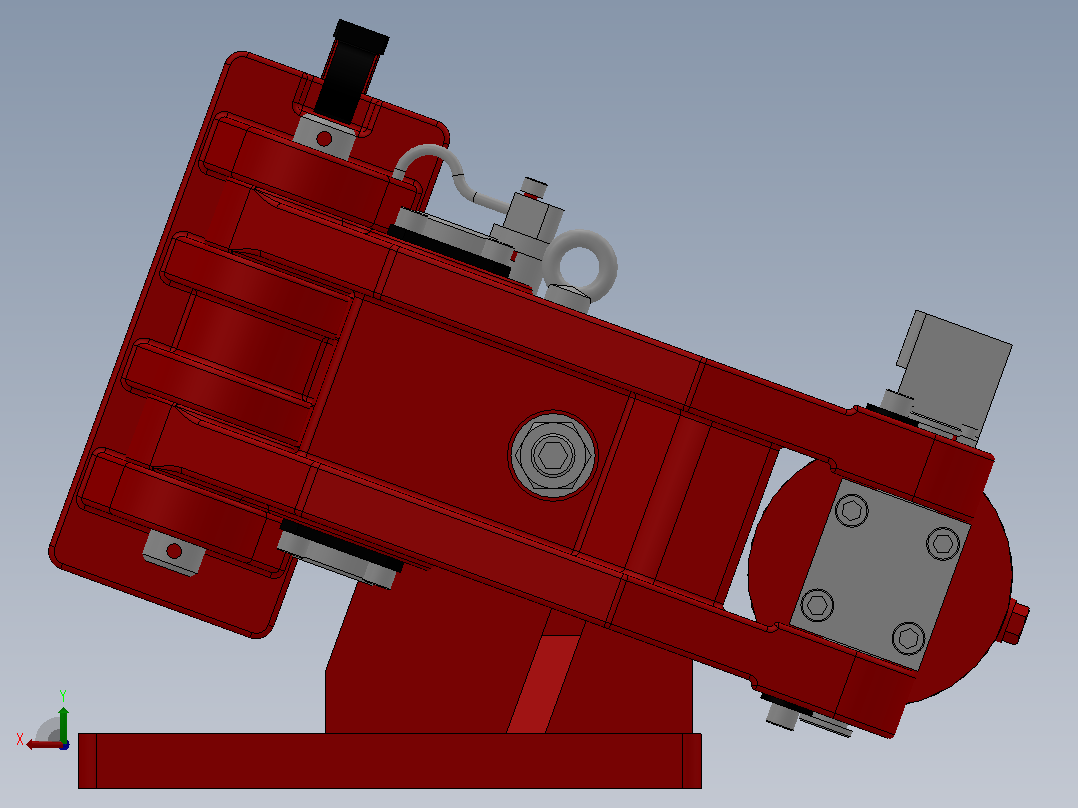 SBD-A安全制动器_SBD250-A-1000×36ⅡRL.WL.CL后视图
