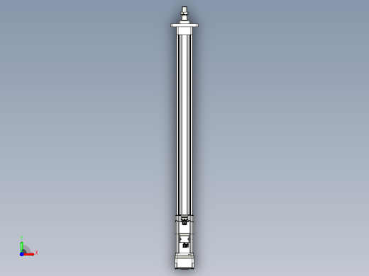 轻载电动缸TPA-ESR40-1210C-L600-MR-FA-W-P40-C3前视缩略图