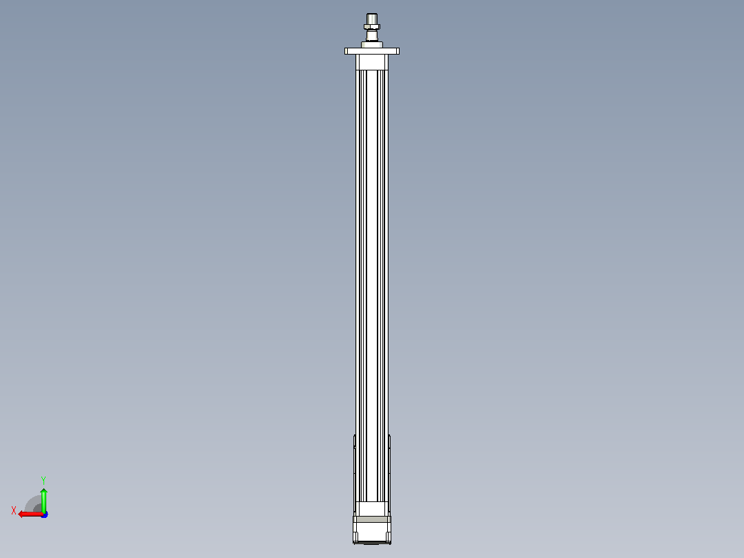 轻载电动缸TPA-ESR40-1210C-L600-MR-FA-W-P40-C3后视图