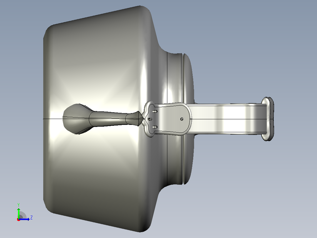 茶具模型左视图
