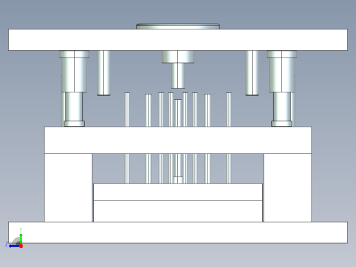 基于PROE的模具设计（附PROE零件图，操作录像）右视缩略图