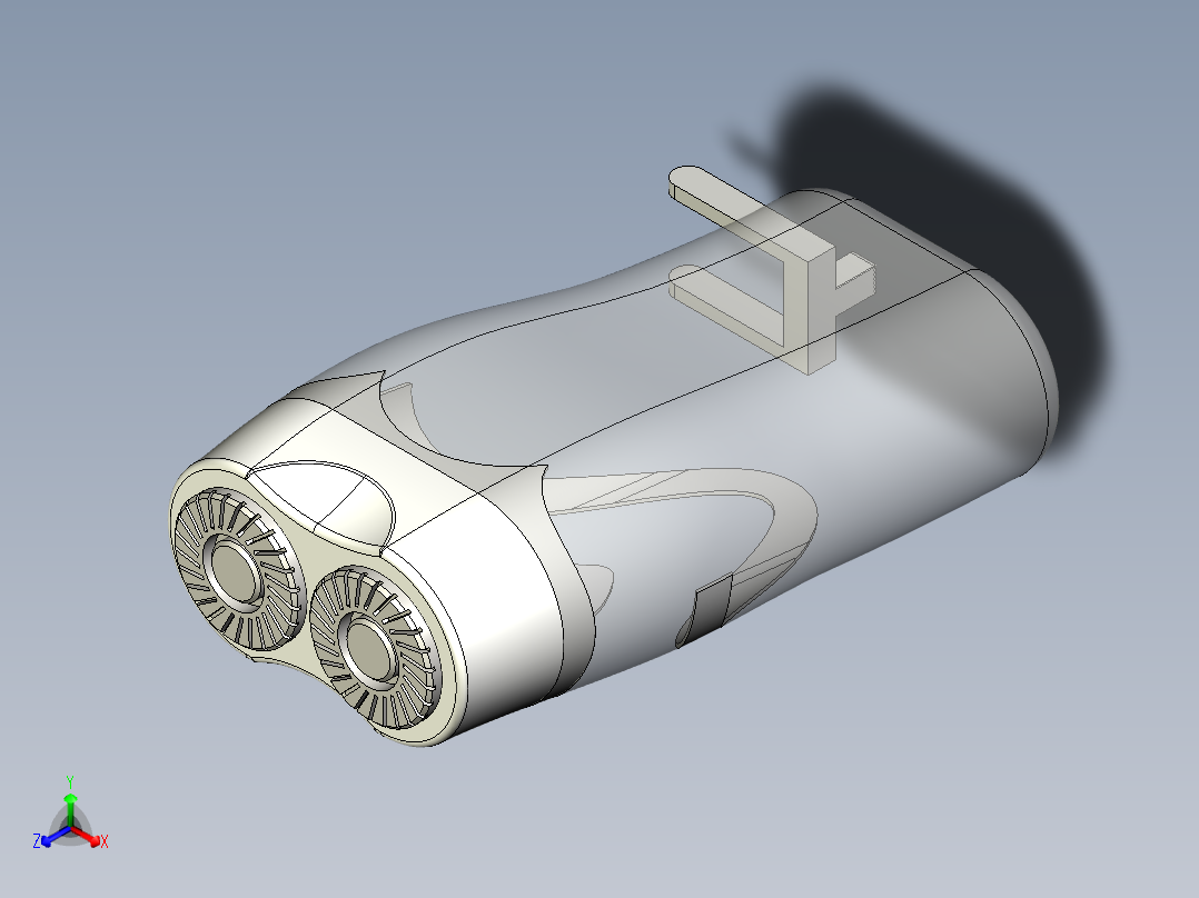 男士剃须刀模型
