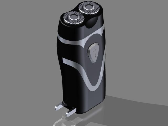 男士剃须刀模型