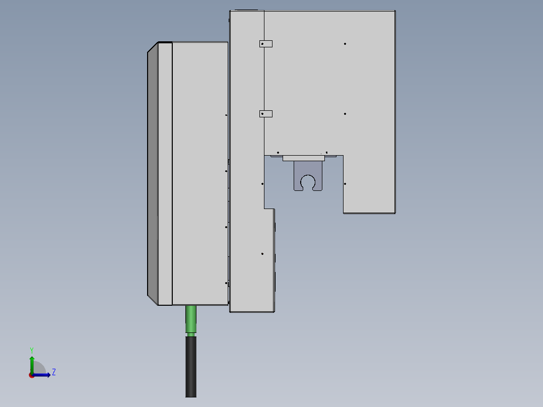 02 数控焊接设备左视图