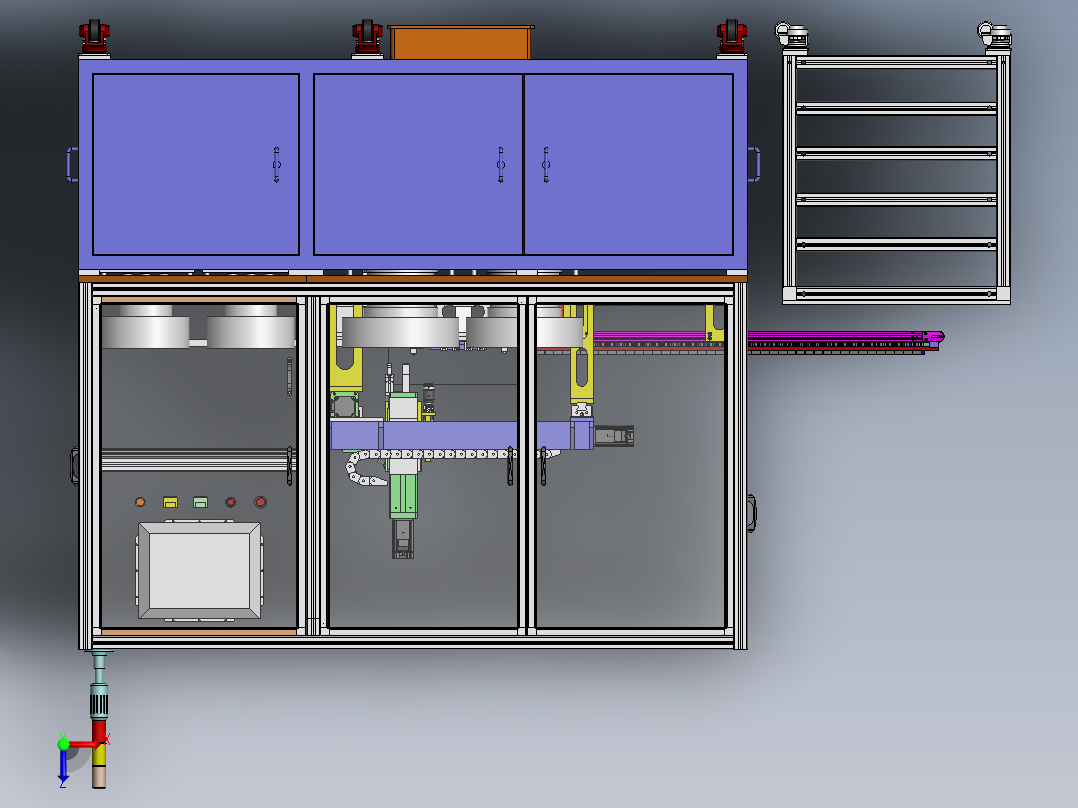 ZDH-ZUZ-005 保险盒自动组装插植机俯视图