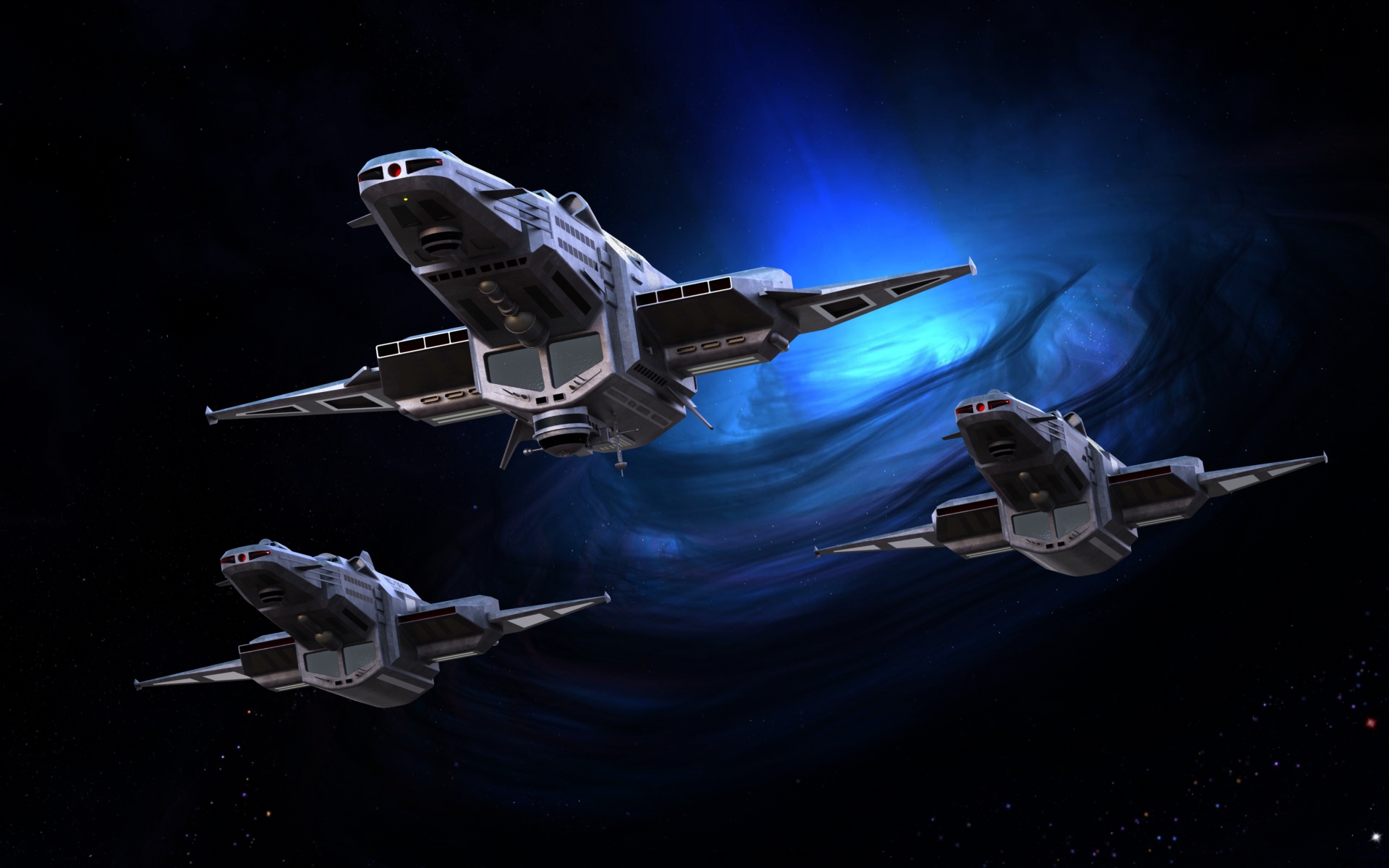 47--USS NCC-1250星际联邦宇宙飞船3D模型图纸
