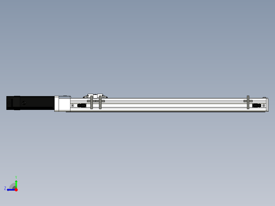 Toyo东佑达直线模组-ECH5-450-BC+煞車右视图