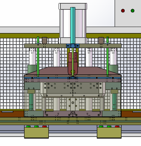 01月-车门密封条异形缺口冲切机（sw18可编辑+工程图+bom）