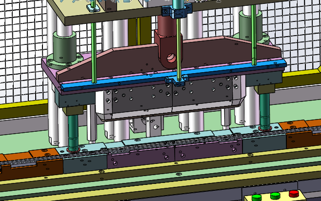 01月-车门密封条异形缺口冲切机（sw18可编辑+工程图+bom）