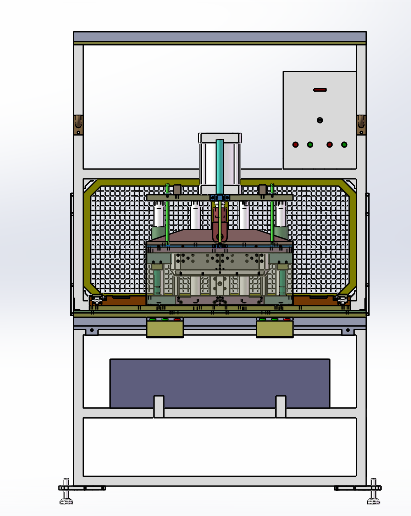 01月-车门密封条异形缺口冲切机（sw18可编辑+工程图+bom）