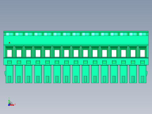 DEGSON 15EDG 系列 3.5mm 插拔式接线端子 FullPack-15EDGKA-3.5-15P-14-00AH前视缩略图