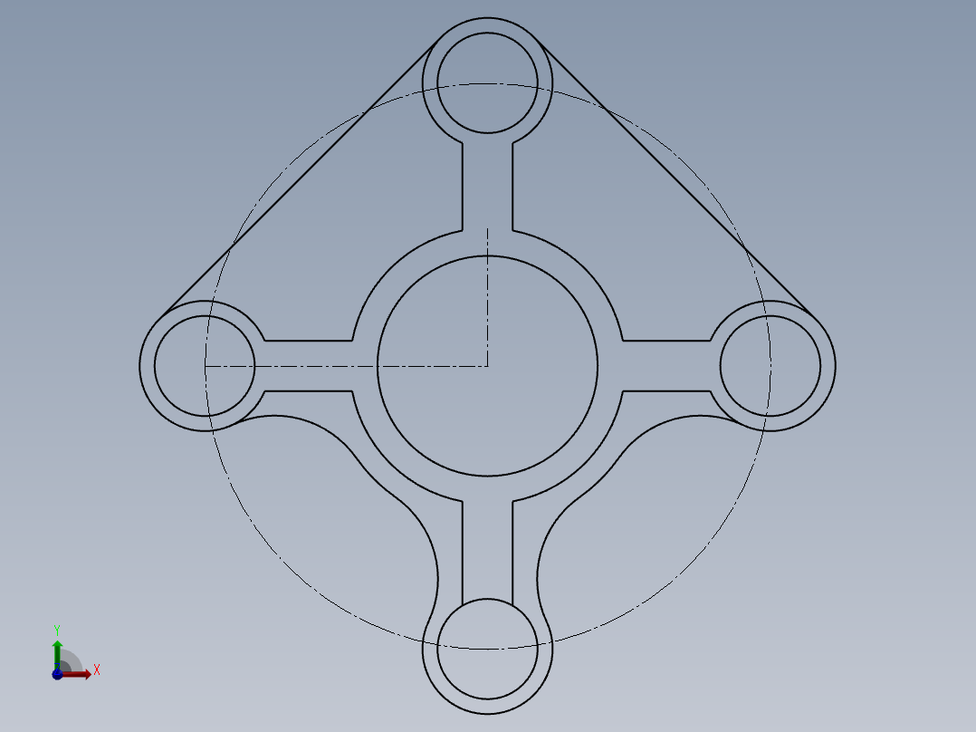 SW建模练习题-exercise 3主视图
