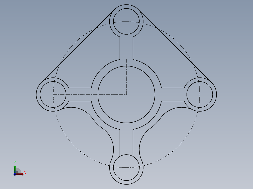 SW建模练习题-exercise 3前视图