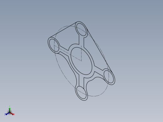 SW建模练习题-exercise 3正等轴测缩略图