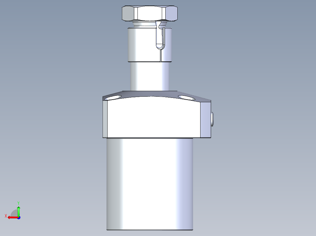 KOSMEKLHA0550-GL-Y60多系列多零件图纸模型后视图