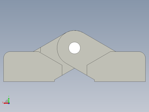 工程塑膠鉸鏈(A)CFA-3D多系列多零件图纸模型后视缩略图