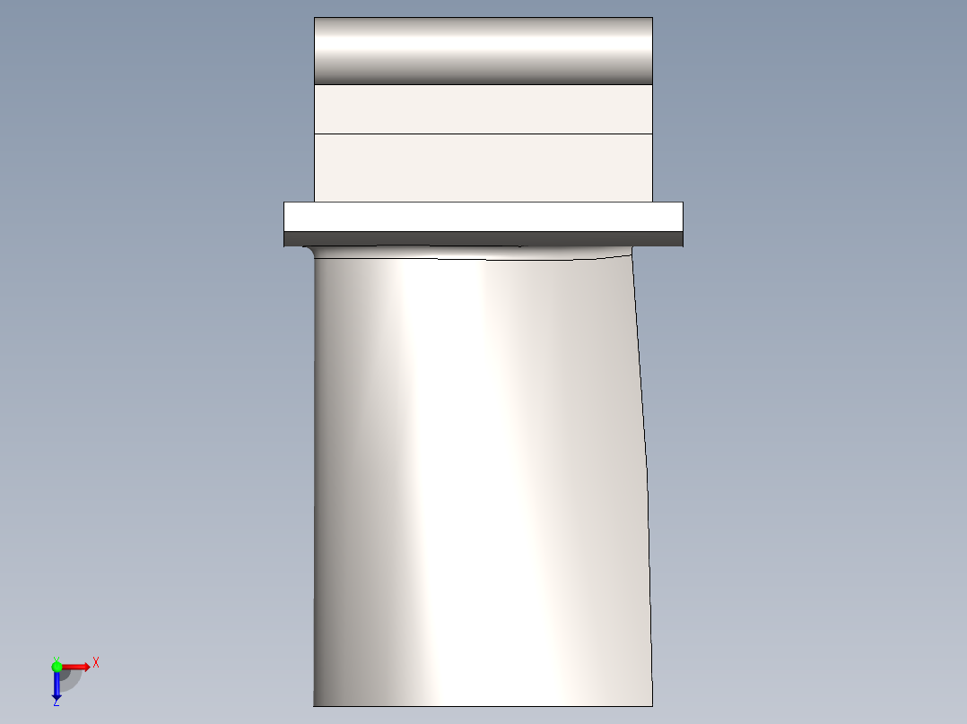 涡轮 叶片 涡扇 (4)俯视图