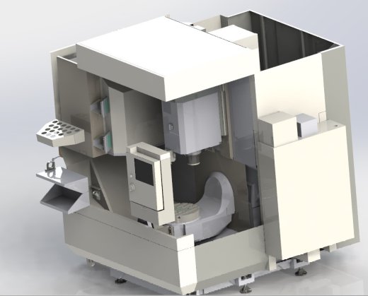 机床加工中心造型3D图纸 x_t格式缩略图