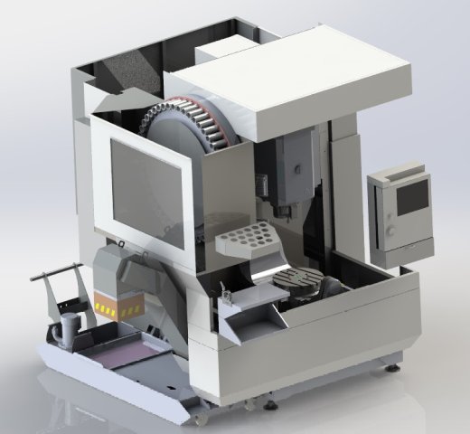机床加工中心造型3D图纸 x_t格式缩略图