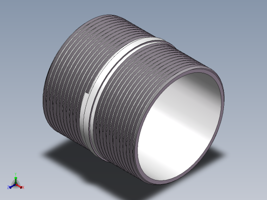对丝-圆边等径 DN50