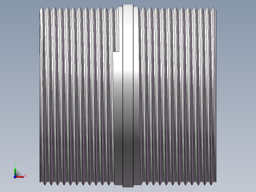 对丝-圆边等径 DN50前视缩略图