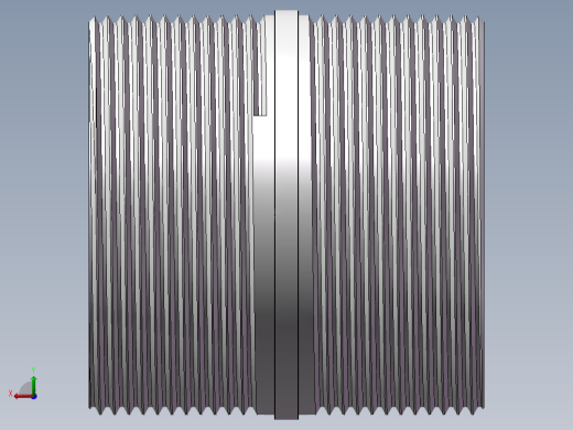 对丝-圆边等径 DN50后视缩略图