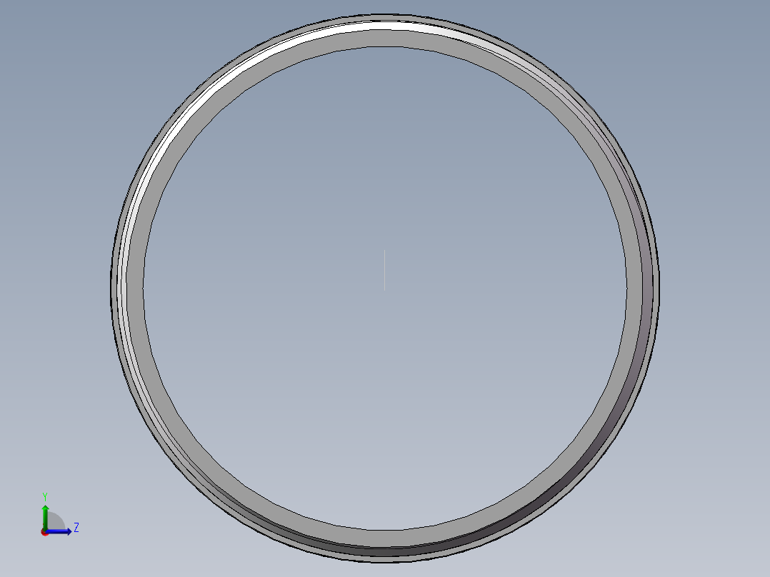 对丝-圆边等径 DN50左视图