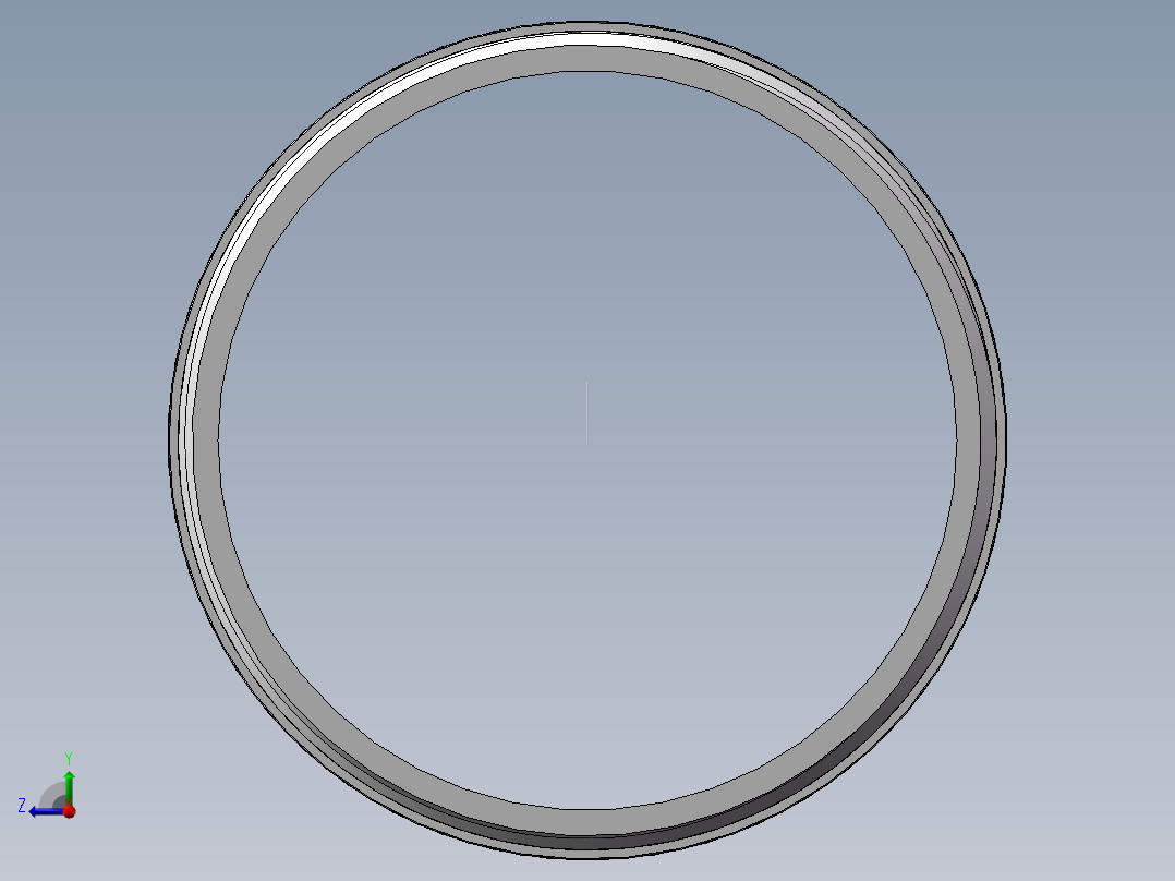 对丝-圆边等径 DN50右视图