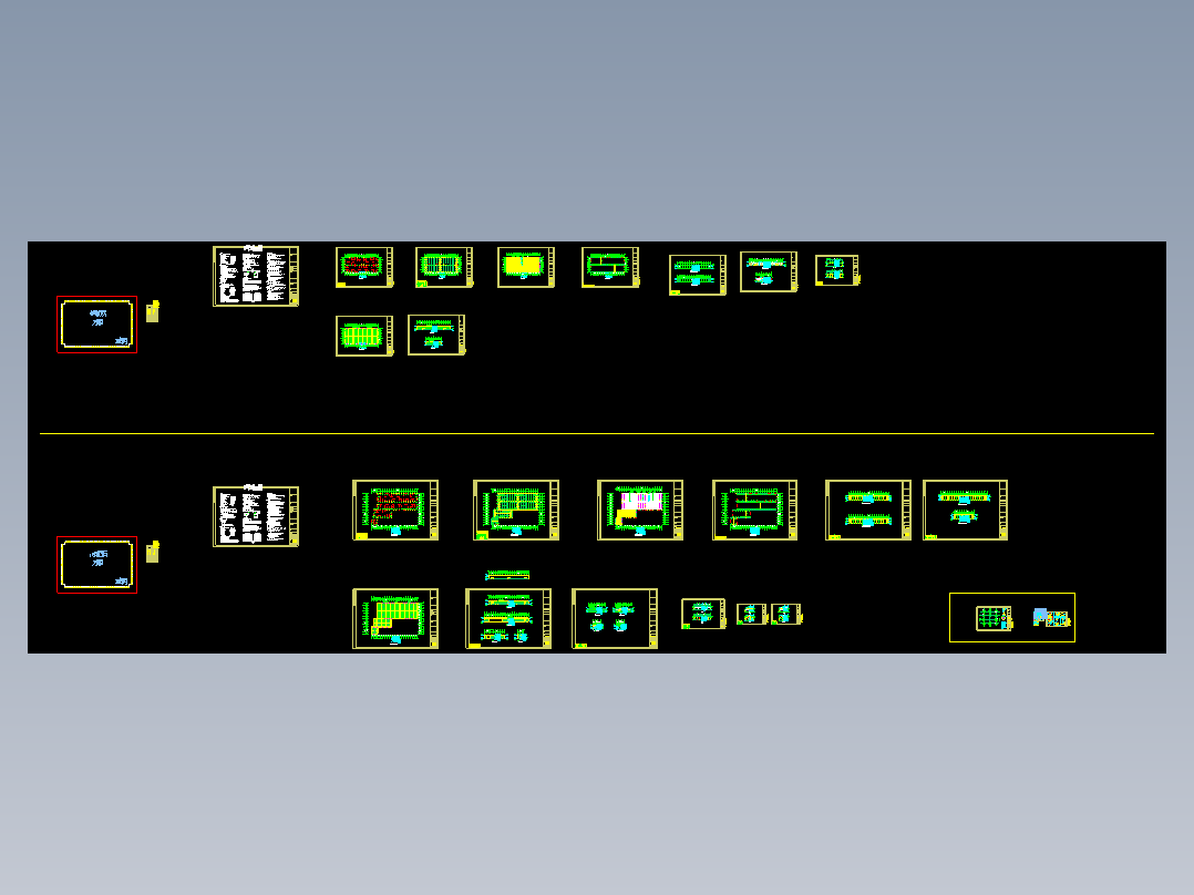 鸿源圆柱钢结构工程CAD