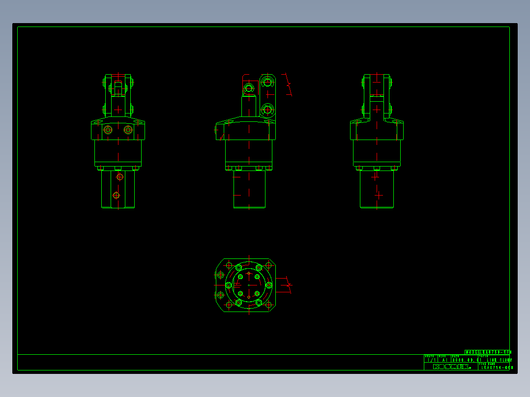 KOSMEKLKA0750-GCN_rev1多系列多零件图纸模型