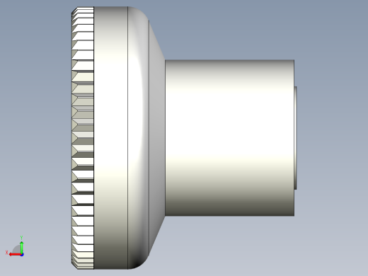 人體工學型把手(母牙)EKK-3D多系列多零件图纸模型后视缩略图