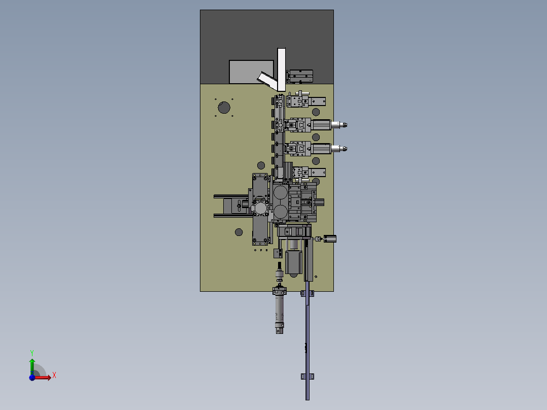 连接器自动组装螺丝机前视图