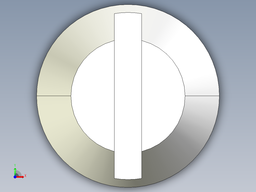 定位柱(重荷重)(一字型)2205-3D多系列多零件图纸模型前视图