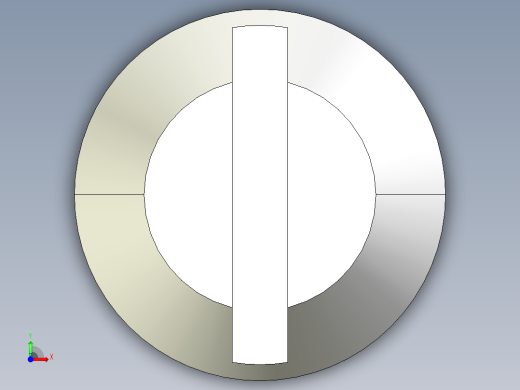 定位柱(重荷重)(一字型)2205-3D多系列多零件图纸模型前视缩略图