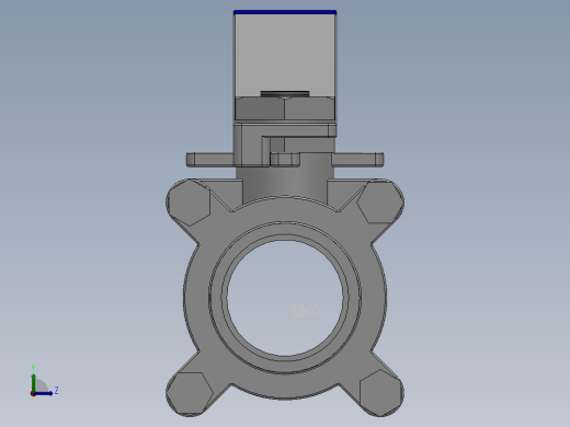 三片式对焊球阀-316 DN15-DN80左视缩略图