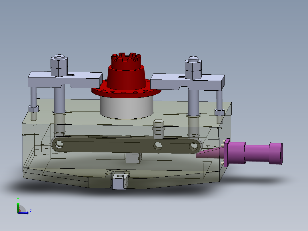 汽车差速器零件液压钻铣自动夹具设计【含三维图】
