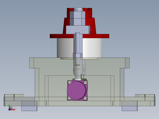 汽车差速器零件液压钻铣自动夹具设计【含三维图】前视缩略图