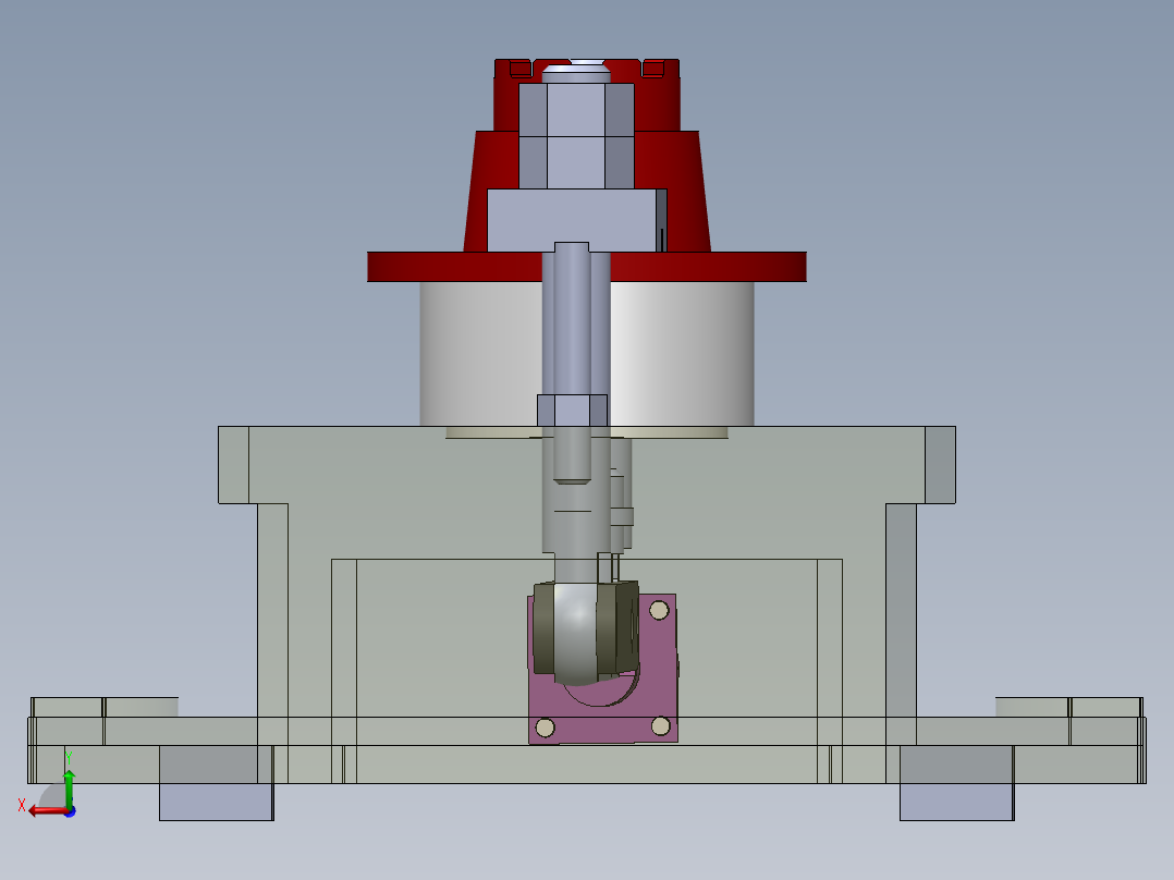汽车差速器零件液压钻铣自动夹具设计【含三维图】后视图