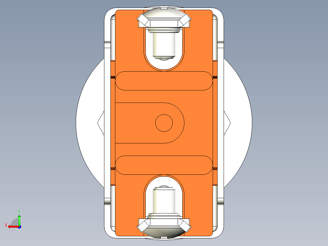 EN 1021开关拨动开关后视图