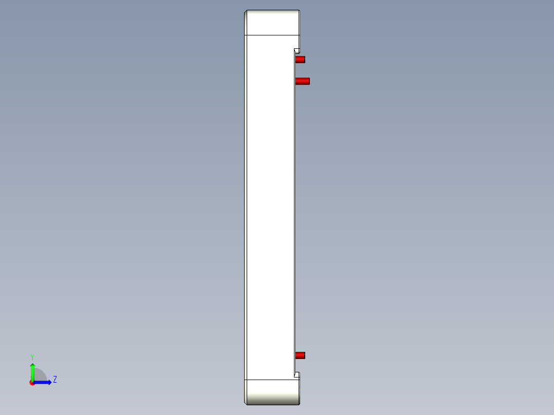 QF7-TOP-CASE-CNC3笔记本CNC工装夹具三维模型-上固定板-0924左视图
