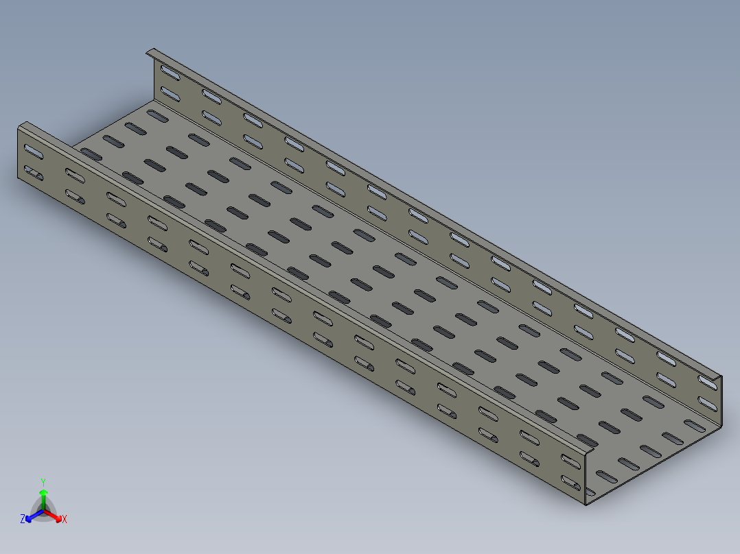 桥、桥架(7)正等轴测图