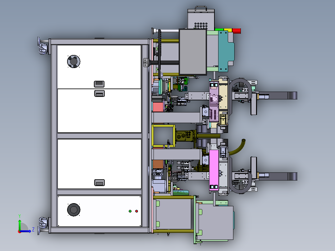 手机主板插拔耐压测试sw17可编辑左视图