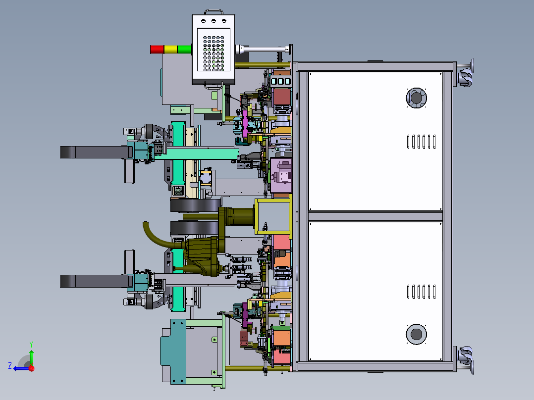 手机主板插拔耐压测试sw17可编辑右视图
