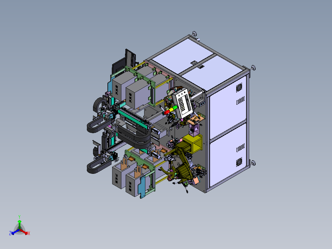手机主板插拔耐压测试sw17可编辑正等轴测图