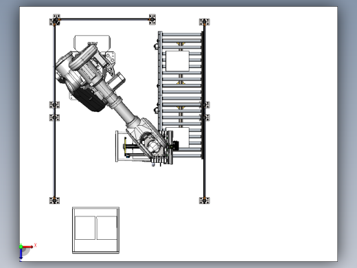 酒瓶码垛转运sw18俯视缩略图