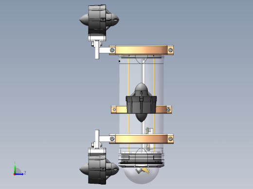 水下机器人sw21可编辑左视缩略图