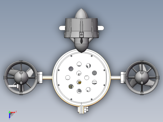 水下机器人sw21可编辑俯视缩略图