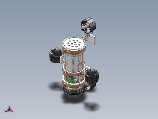水下机器人sw21可编辑正等轴测缩略图